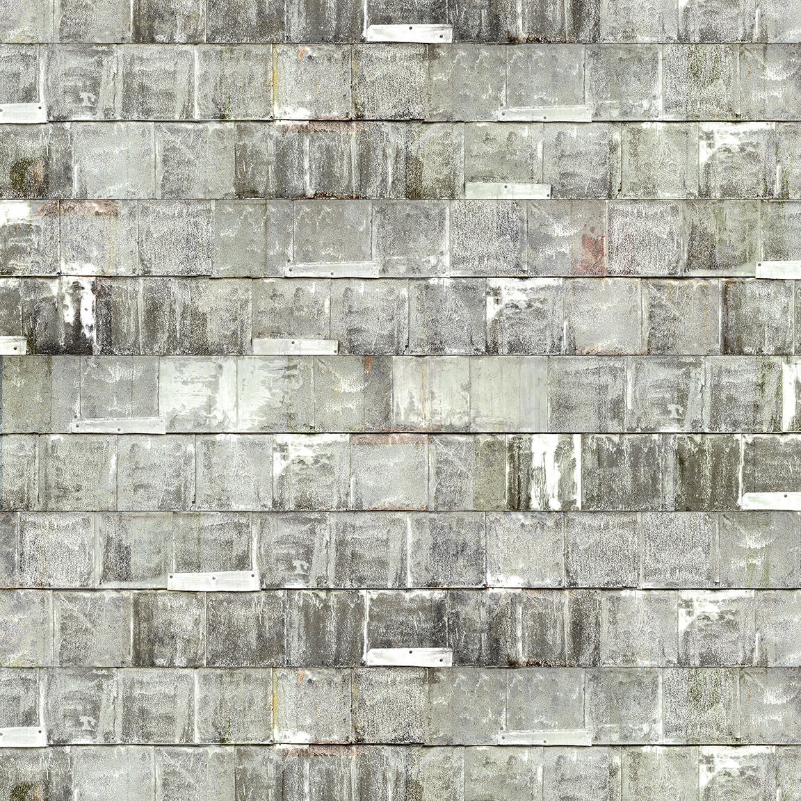 NLXL LAB Rusted Metal Wallpaper by Piet Hein Eek White