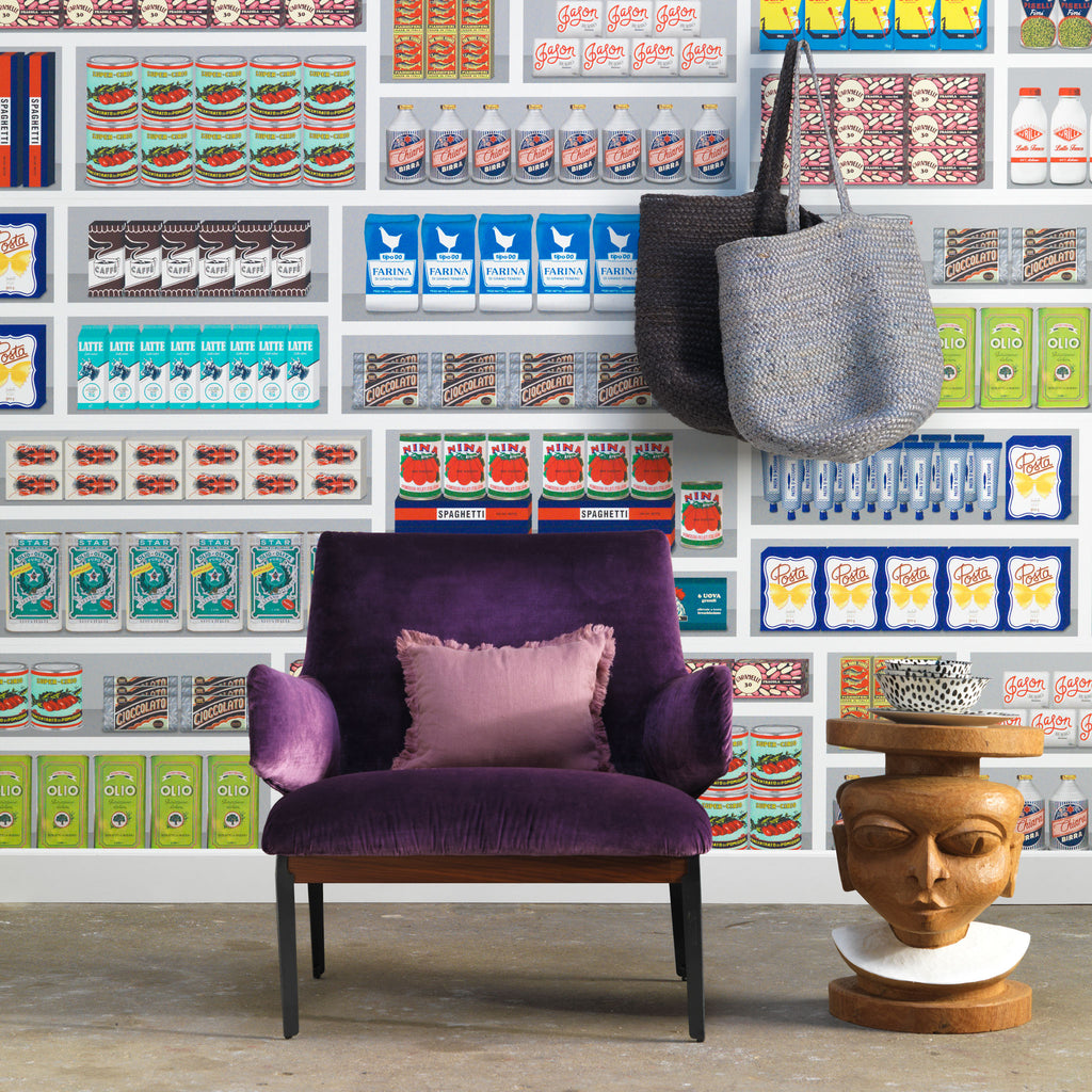 Supermarket Wallpaper by Paola Navone