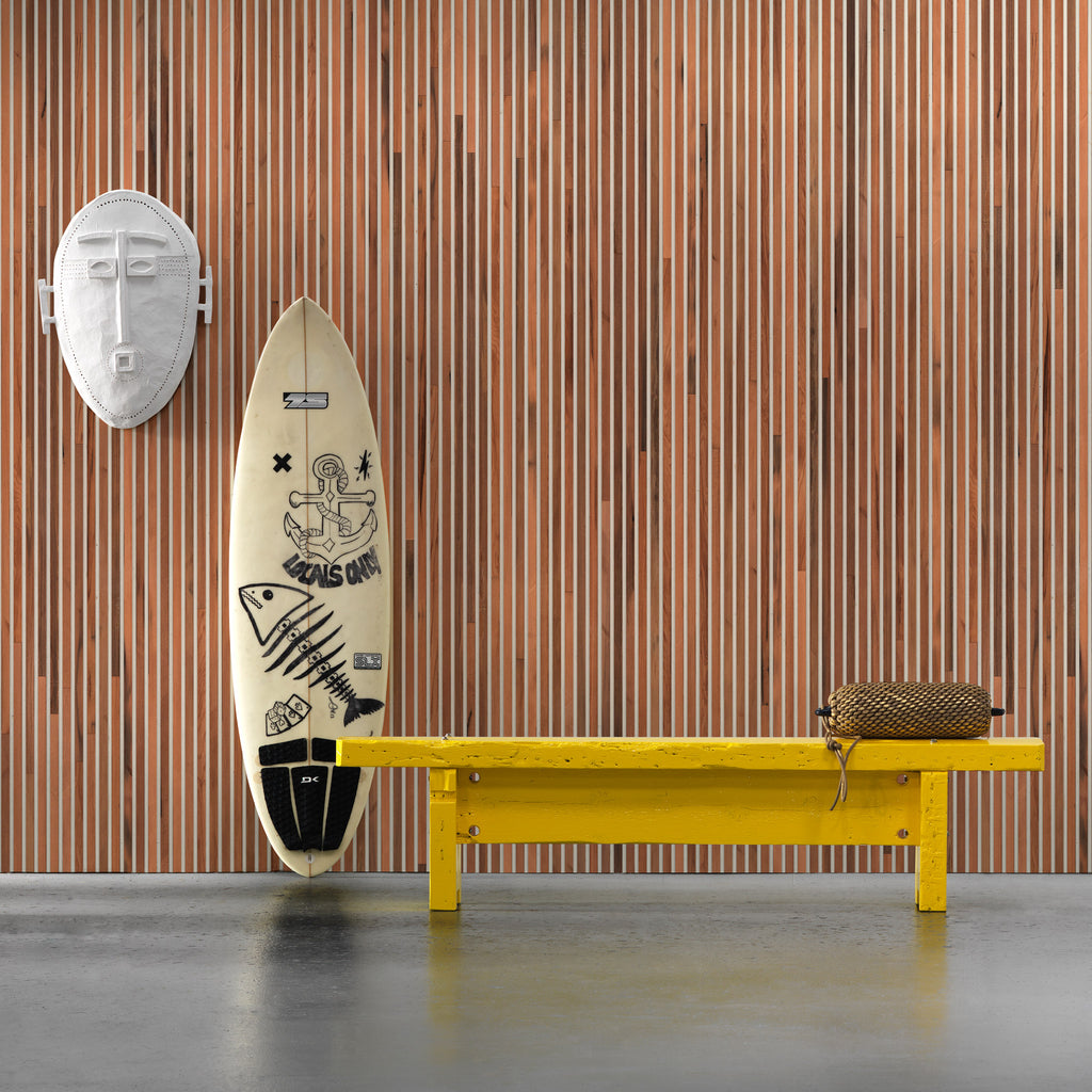 NLXL Timber Strips Wallpaper by Piet Hein Eek - TIM-02 Roomset