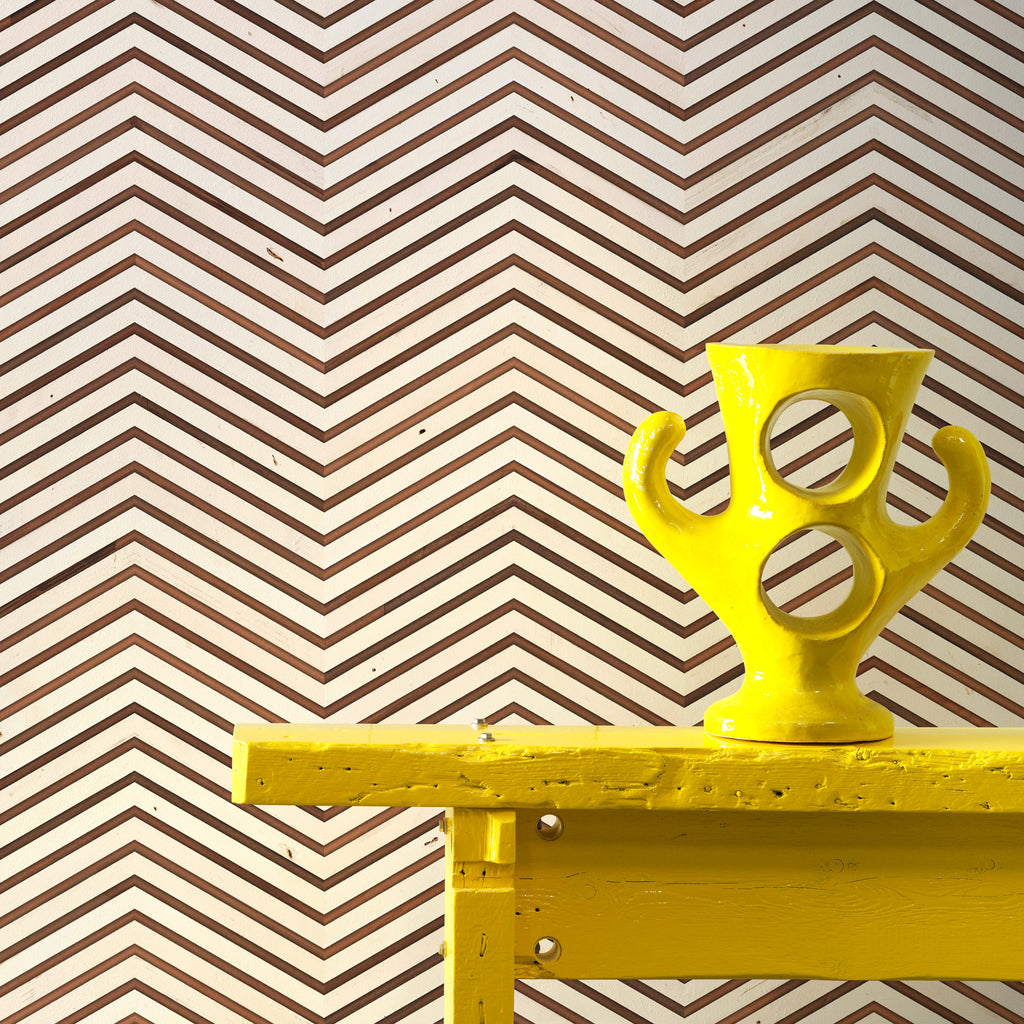 NLXL Timber Strips Wallpaper by Piet Hein Eek - TIM-04 Close Up