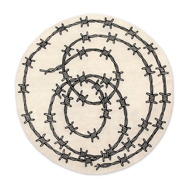 Barbed Wire Rug by Studio Job Front