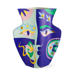 Claire Johnson Paper Vase - Blue