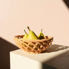 Octaevo 'Sicilia' Ceramic Basket - Small Tangerine Fruit