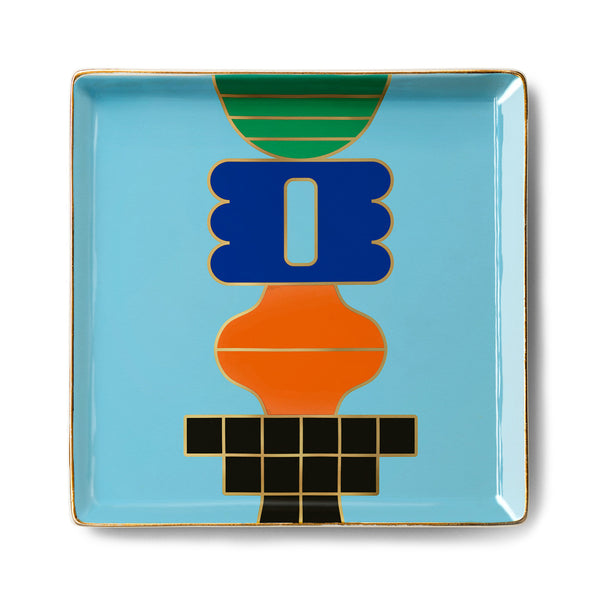 Templo Ceramic Tray - Blue