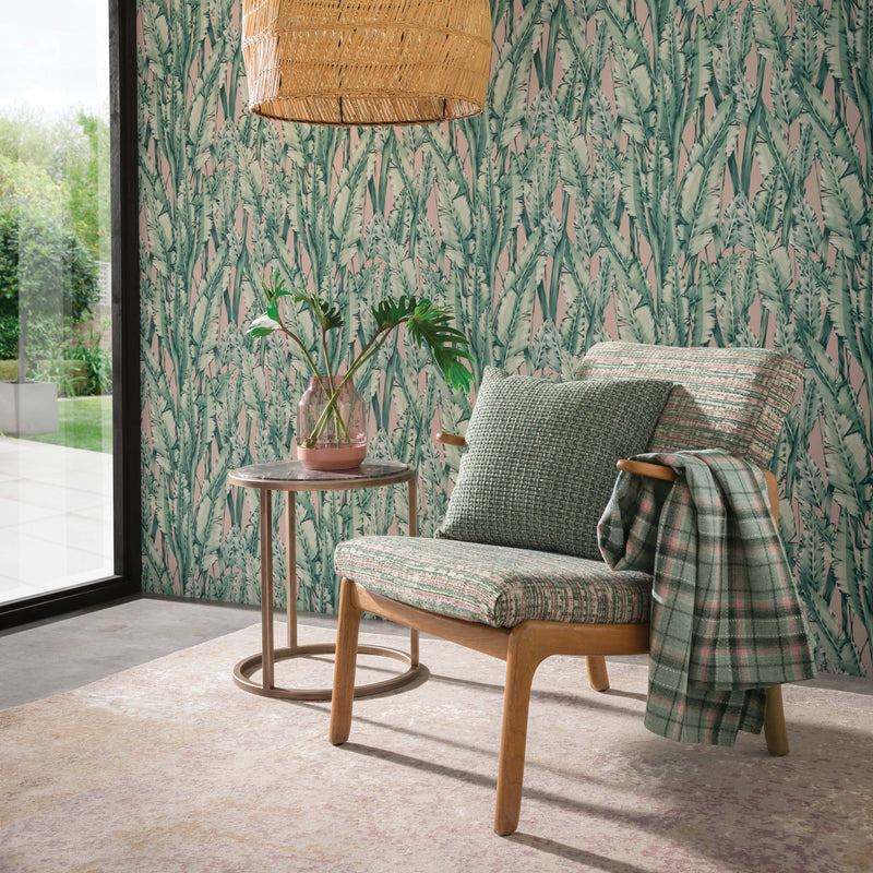 Osborne & Little 'Tiger Leaf' Wallpaper Jane Richards Interiors