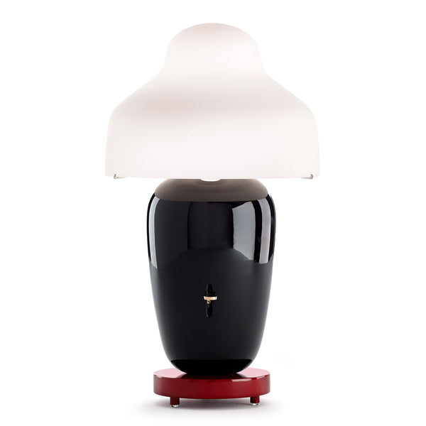Parachilna 'Chinoz' Table Lamp - Black by Jaime Hayon White Shade
