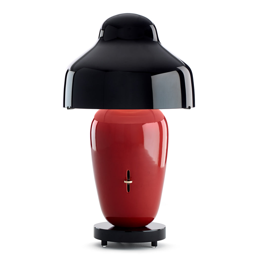 Parachilna 'Chinoz' Table Lamp - Red by Jaime Hayon Black Shade