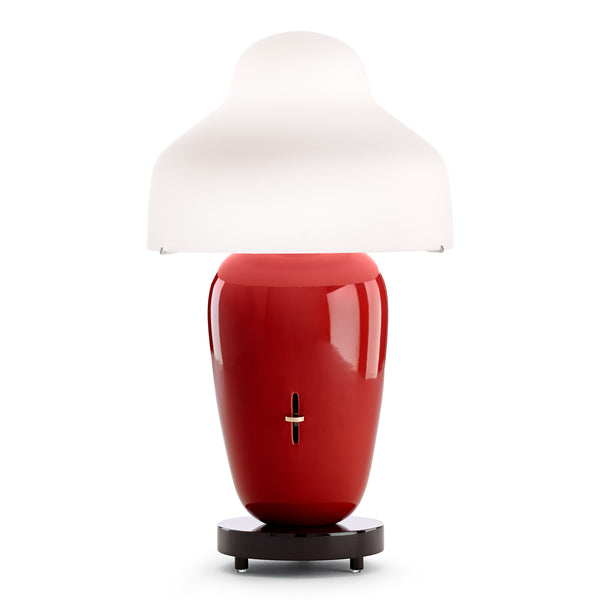 Parachilna 'Chinoz' Table Lamp - Red by Jaime Hayon White Shade