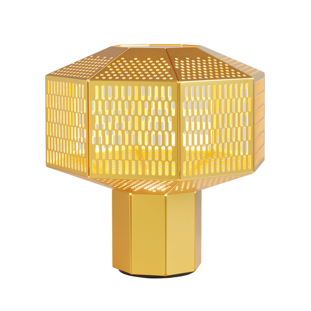 Parachilna 'Ma-Rock M' Table Lamp by Jaime Hayon Golden