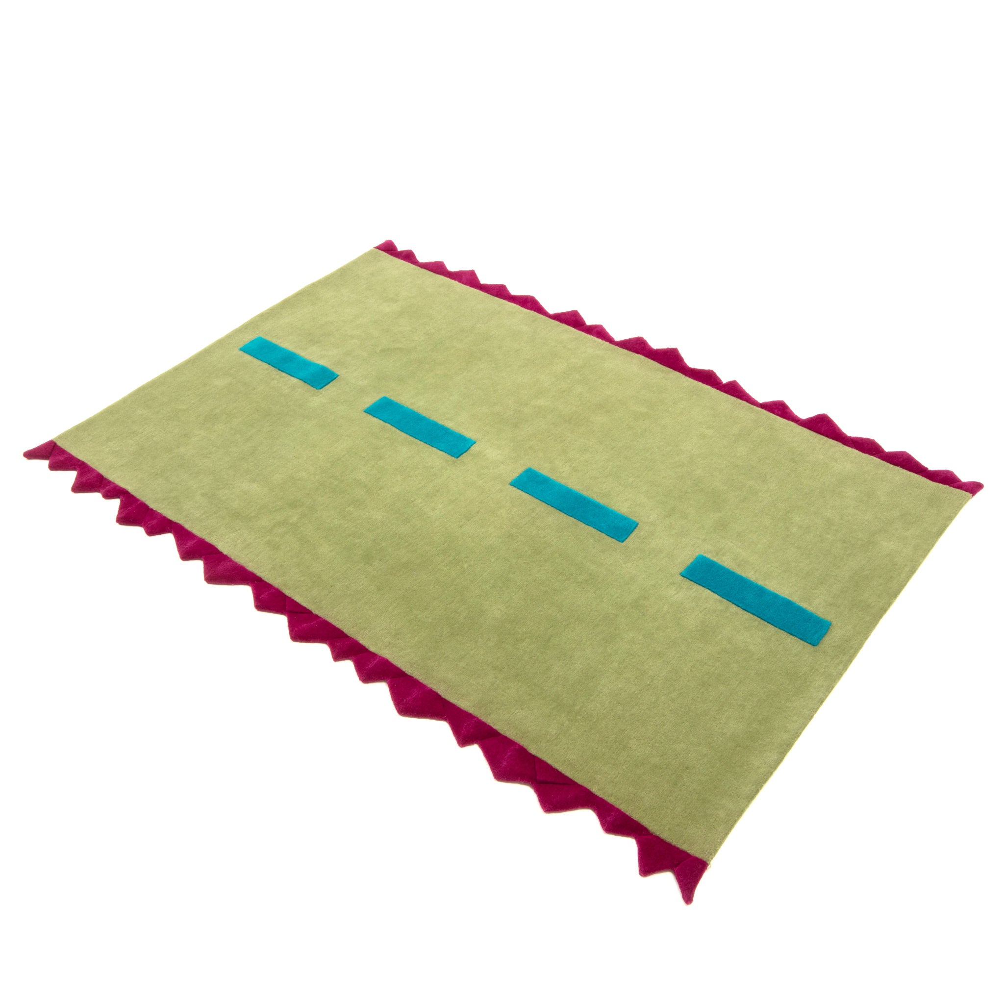 Poltronova 'Autostrada' Straight Rug - A62 Angled View