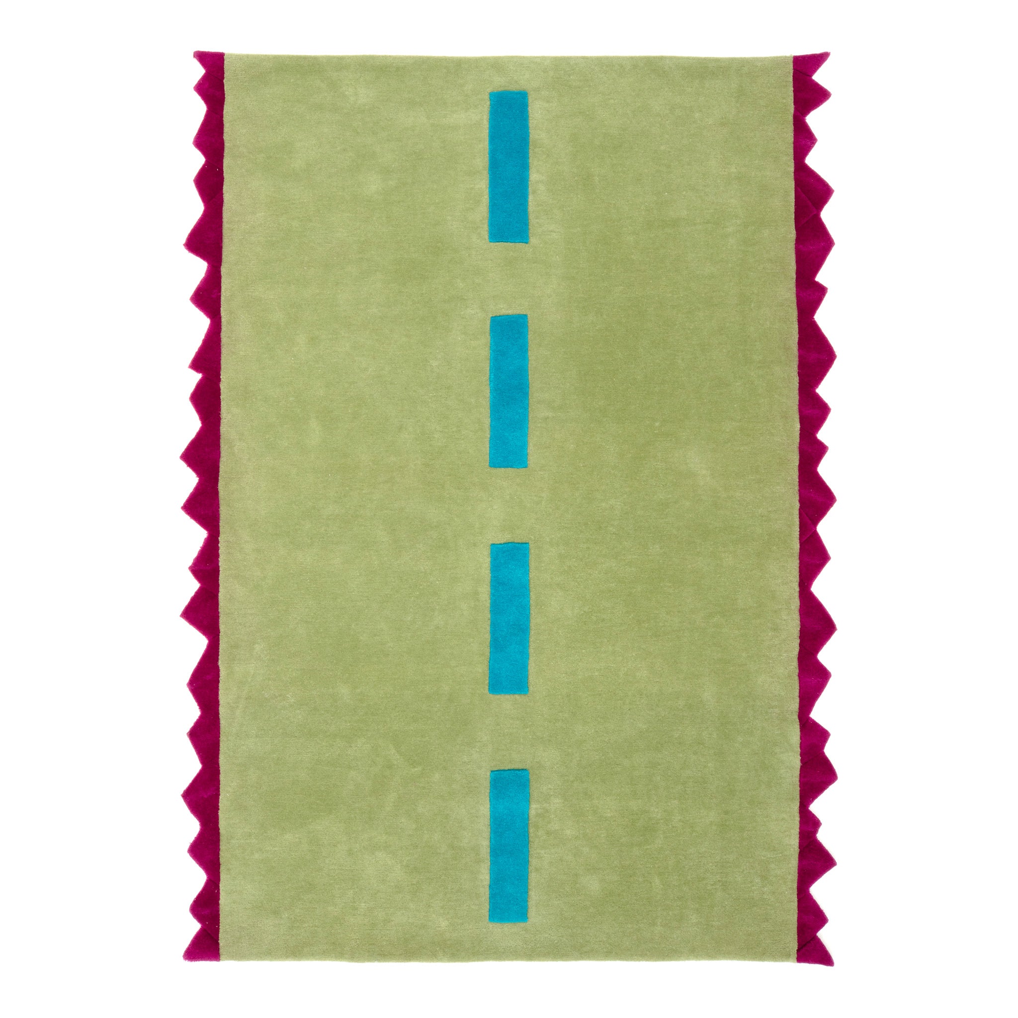 Poltronova 'Autostrada' Straight Rug - A62