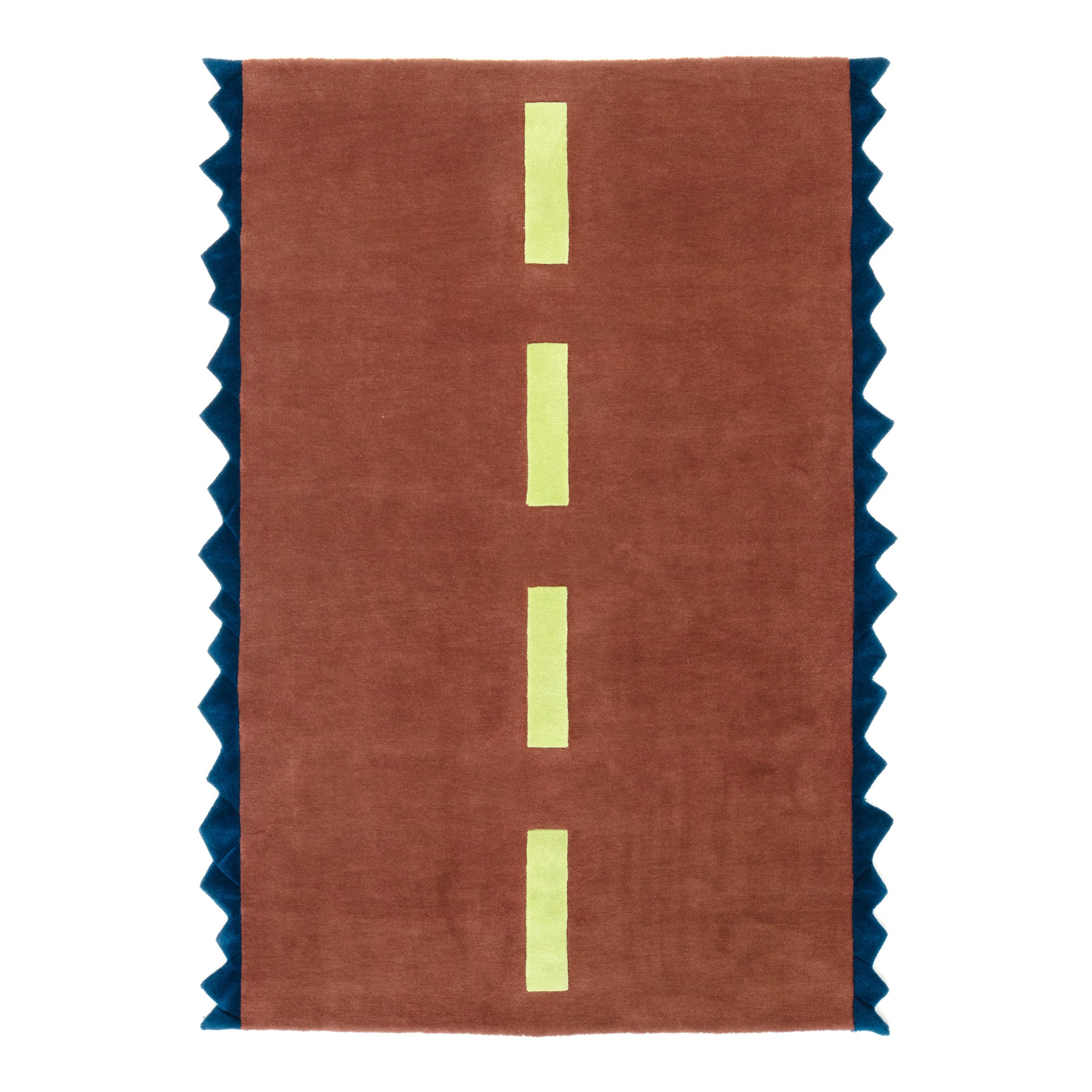 Poltronova 'Autostrada' Straight Rug - A63