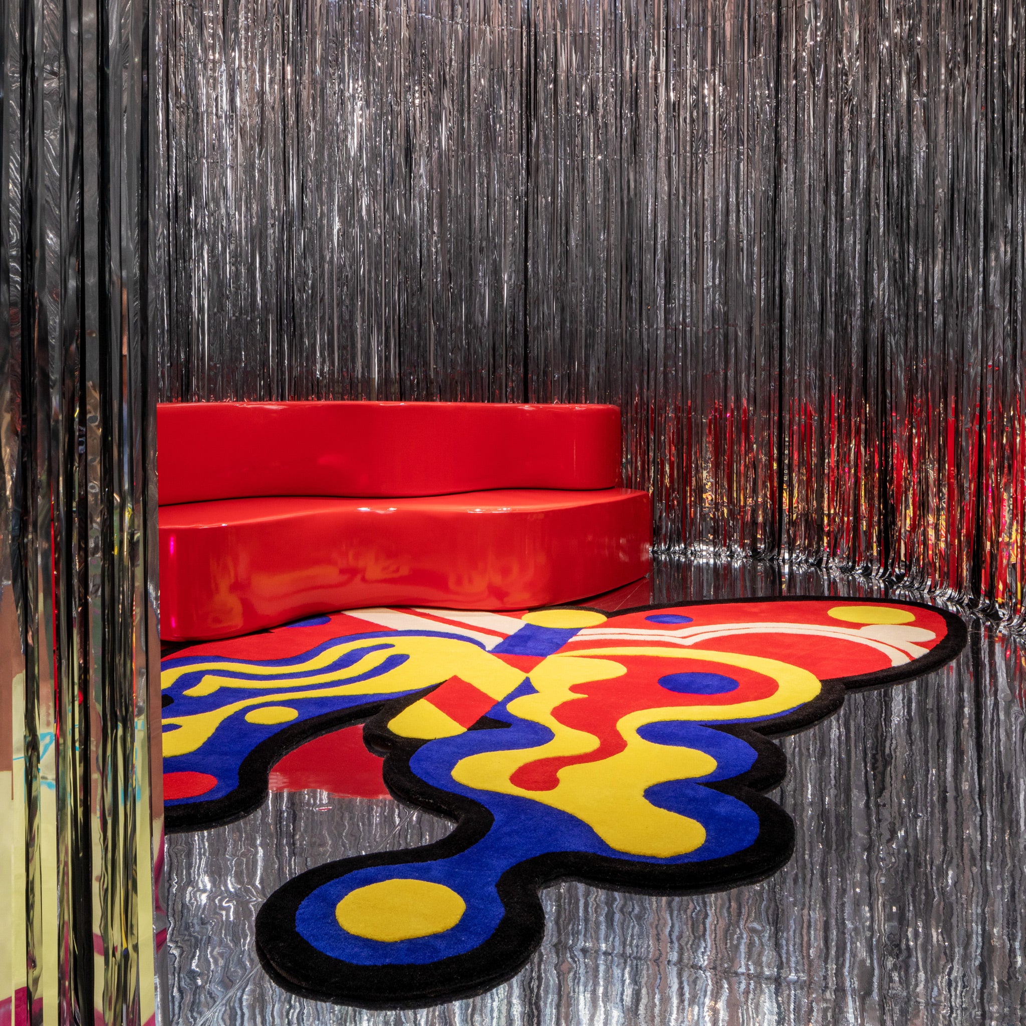 Poltronova Tappeto 'Farfalla' Butterfly Rug MIlan Design Week 1