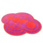 Poltronova Tappeto 'Sofo' Rug - Pink/Orange Angled View