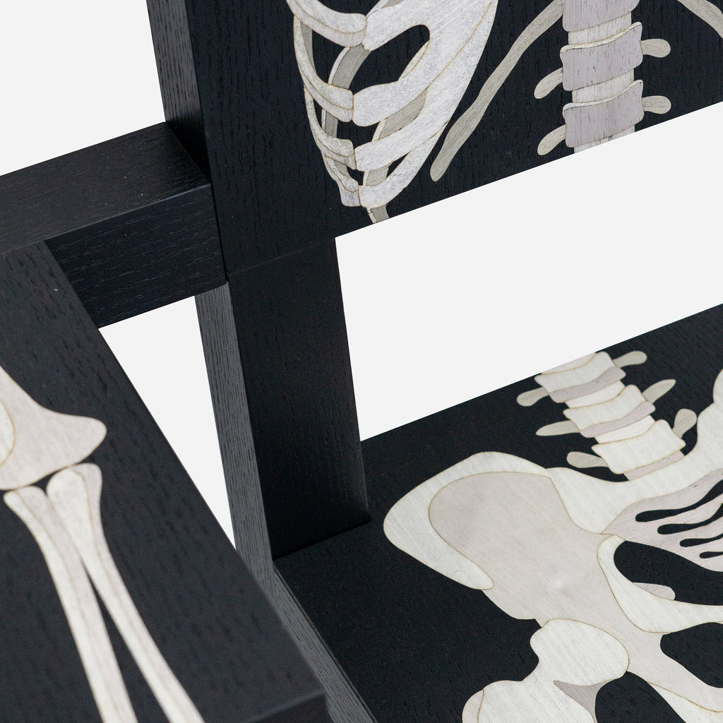 Scapin Collections Skeleton Armchair by Marcantonio Seat Detail