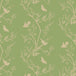 Timorous Beasties 'Birdbranch Stripe' Hand-Print Wallpaper Gold Pearl on Kingsburgh