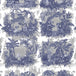 Timorous Beasties 'Chinoiserie Toile' Wallpaper Frostbite