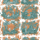 Timorous Beasties 'Chinoiserie Toile' Wallpaper Nasturtium