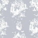 Timorous Beasties 'Decouper 3' Hand-Print Wallpaper White on Pale Blue