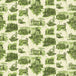 Timorous Beasties 'Edinburgh Toile' Wallpaper Green