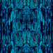 Timorous Beasties 'Gerhard Gum' Velvet Fabric Azure