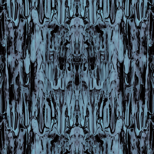 Timorous Beasties 'Gerhard Gum' Velvet Fabric Celestial