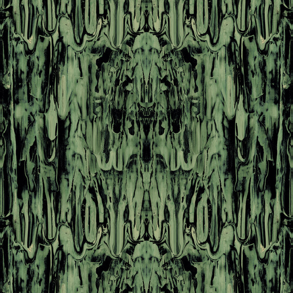 Timorous Beasties 'Gerhard Gum' Velvet Fabric Kiwi