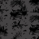 Timorous Beasties 'Hunting Toile' Wallpaper Black on Black