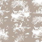 Timorous Beasties 'Hunting Toile' Wallpaper White on Stone