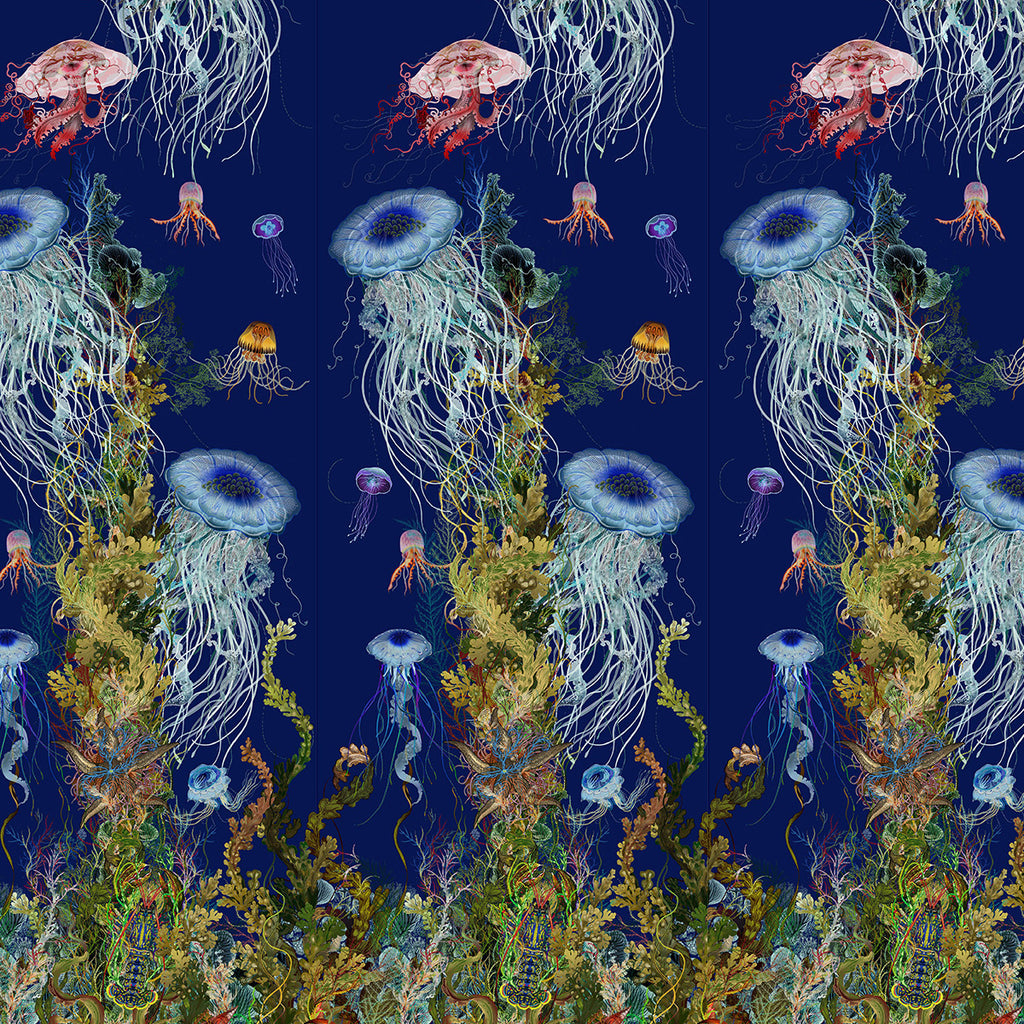 Timorous Beasties 'Jellyfish' Wallpaper Panel