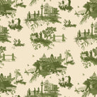 Timorous Beasties 'London Toile' Wallpaper Greens on Cream