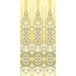Timorous Beasties 'Marble Damask' Wallpaper Panel Yellows