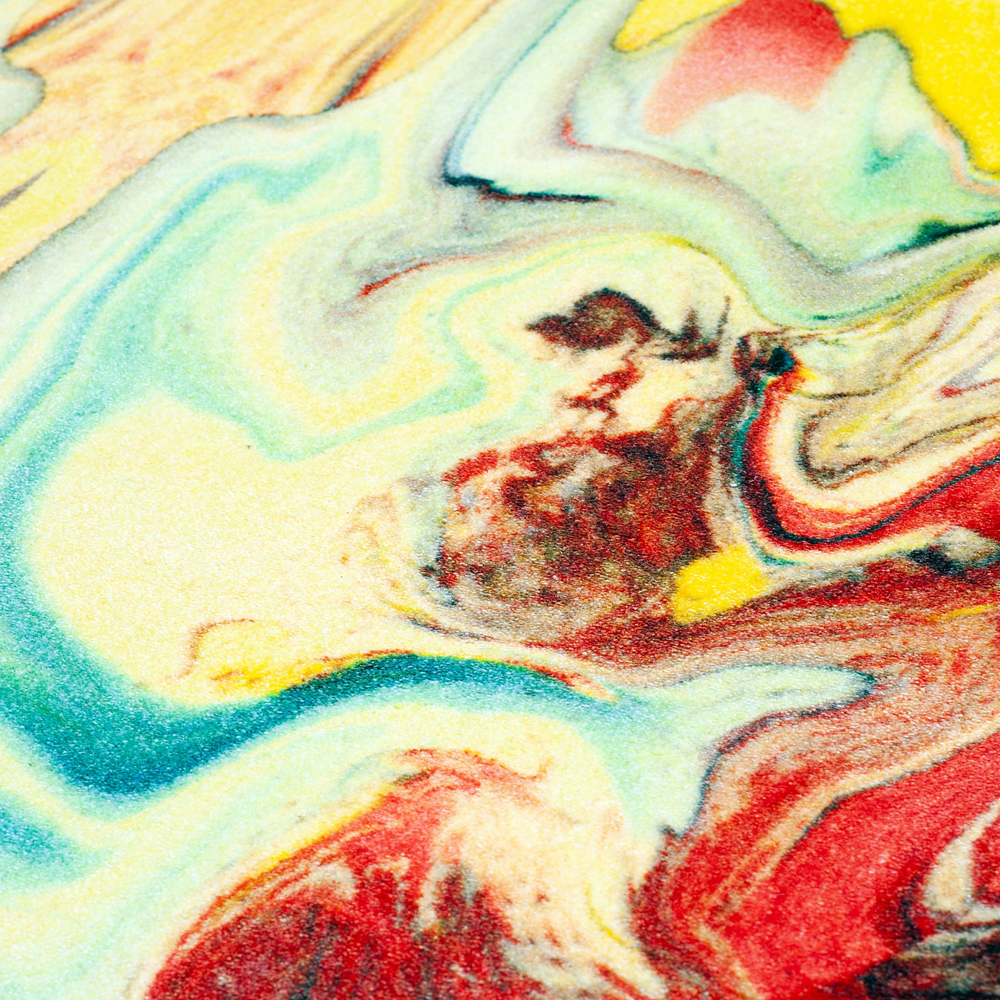 Timorous Beasties 'Marble Gum' Art Rug Detail 2