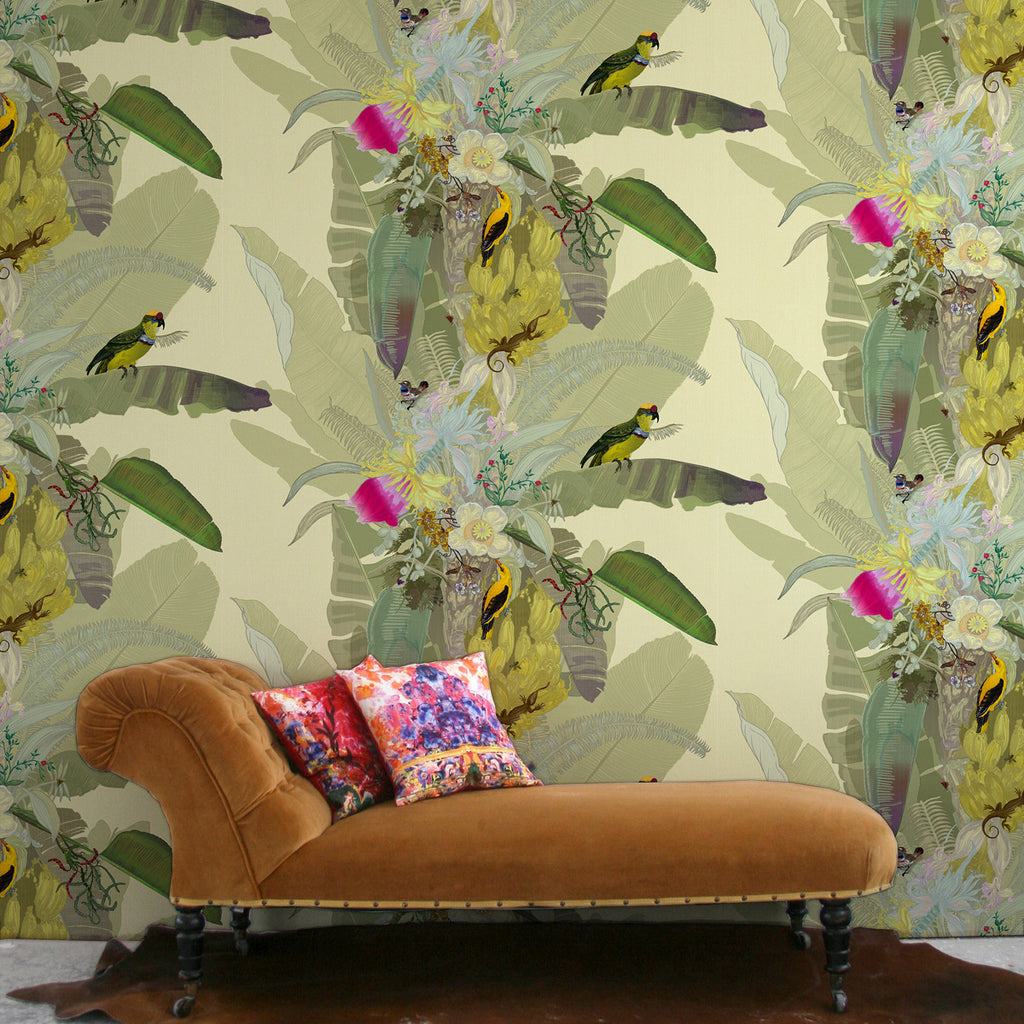 Timorous Beasties 'Merian Palm' Superwide Wallpaper Roomset