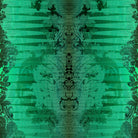 Timorous Beasties 'Moire Damask Foil' Wallpaper Oz Green