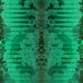 Timorous Beasties 'Moire Damask Foil' Wallpaper Oz Green