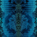 Timorous Beasties 'Moire Damask Foil' Wallpaper Sapphire Blue