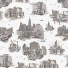 Timorous Beasties 'New York Toile' Wallpaper Greys