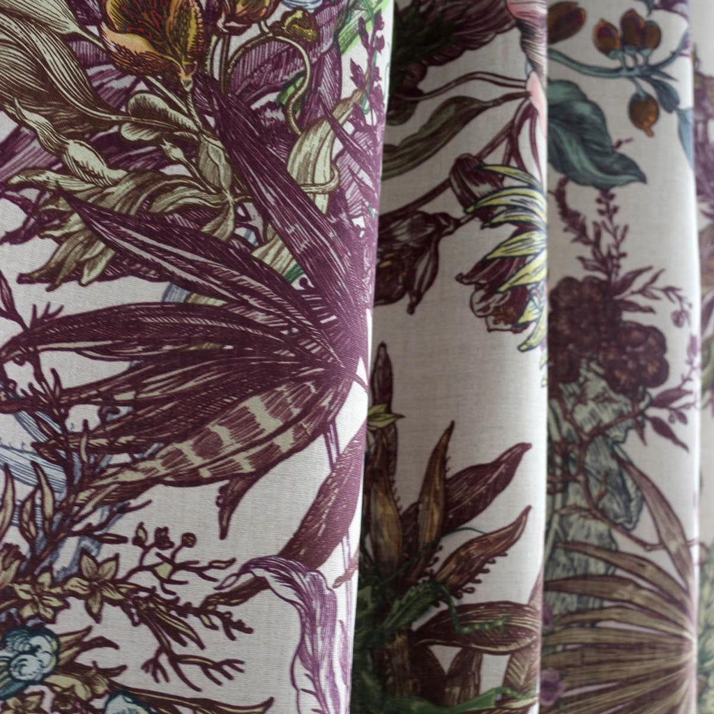 Timorous Beasties Opera Botanica Fabric Close Up