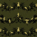 Timorous Beasties 'Shuiping De Pillement' Velvet Fabric Olive