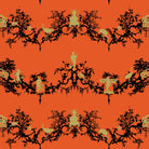 Timorous Beasties 'Shuiping De Pillement' Velvet Fabric Orange