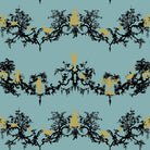 Timorous Beasties 'Shuiping De Pillement' Velvet Fabric Sea Blue