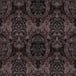 Timorous Beasties 'Skull Damask' Superwide Wallpaper Dark Betroot