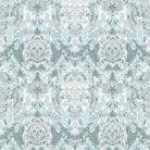 Timorous Beasties 'Skull Damask' Superwide Wallpaper Pale Blue