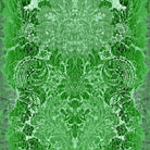 Timorous Beasties 'Studio Damask' Wallpaper Turquoise Green