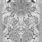 Timorous Beasties 'Studio Damask' Wallpaper Turquoise Greys