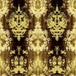 Timorous Beasties 'Temples in The Sky' Velvet Fabric Yellow