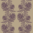 Timorous Beasties Thistle Fabric Beetroot