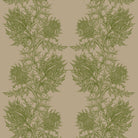 Timorous Beasties Thistle Fabric Olive Green