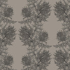 Timorous Beasties 'Thistle' Wallpaper Slate on Grey